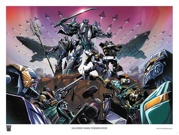 BotCon 2013   Machine Wars Exclusive Lithograph Poster Image (1 of 1)